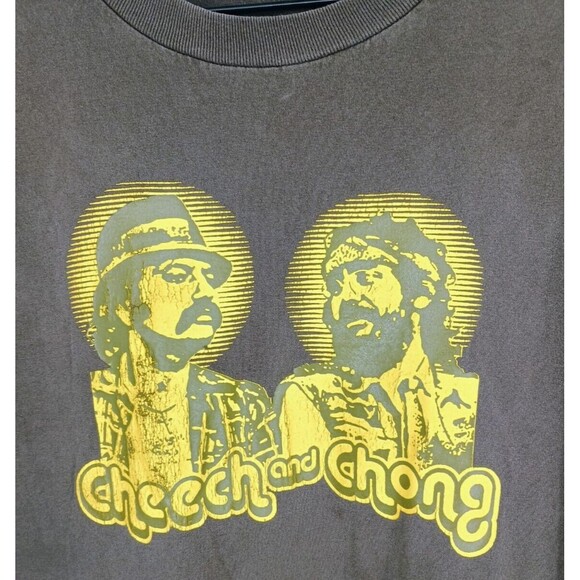 Cheech and Chong Stoner 420 Heavyweight Alstyle T-Shirt Mens 2XL - Picture 2 of 8
